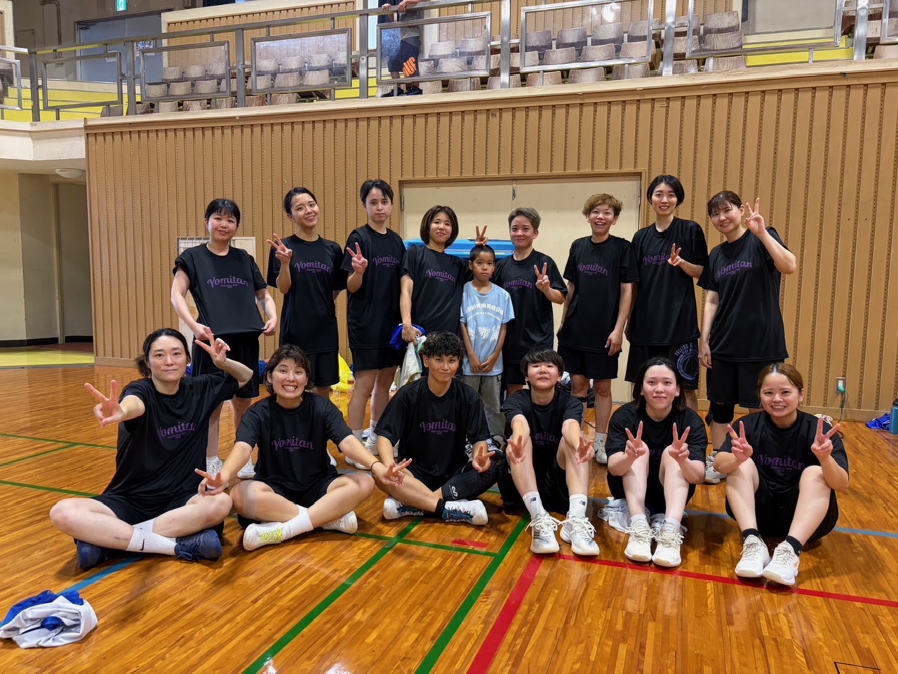 女子バスケ集合写真（2026準優勝）