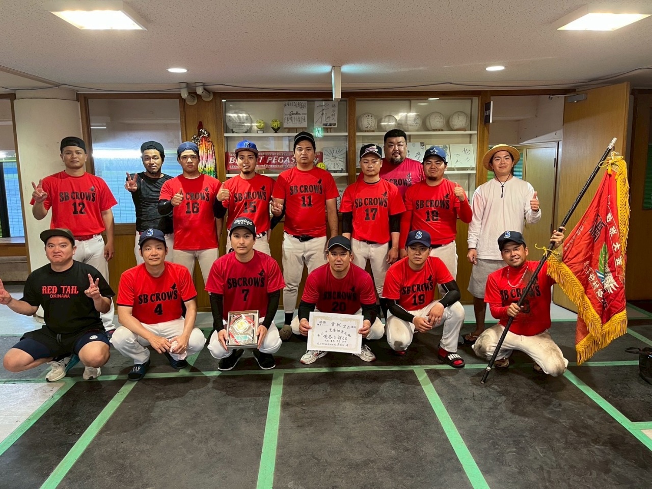 野球大会優勝、楚辺体協