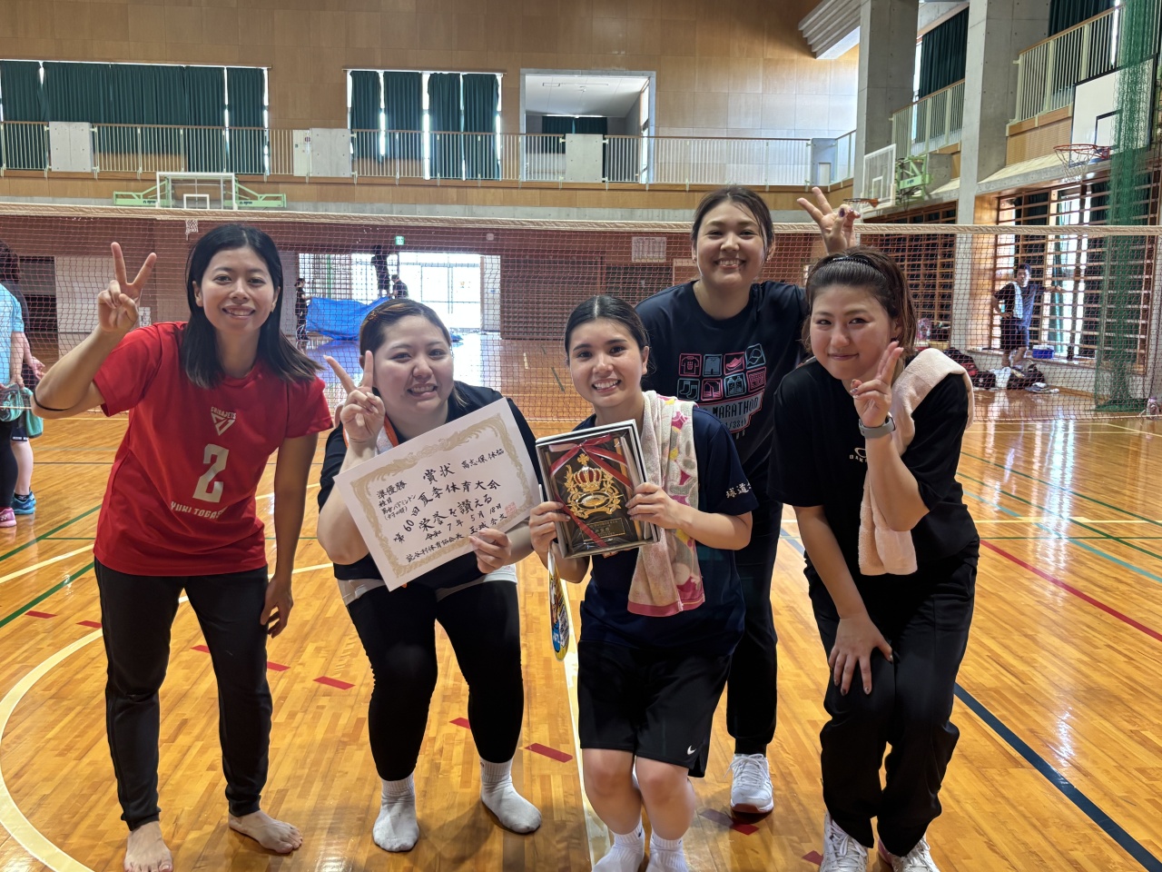 準優勝　高志保体協